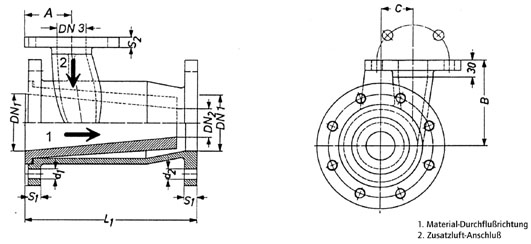 Masszeichnung Zusatzdüse